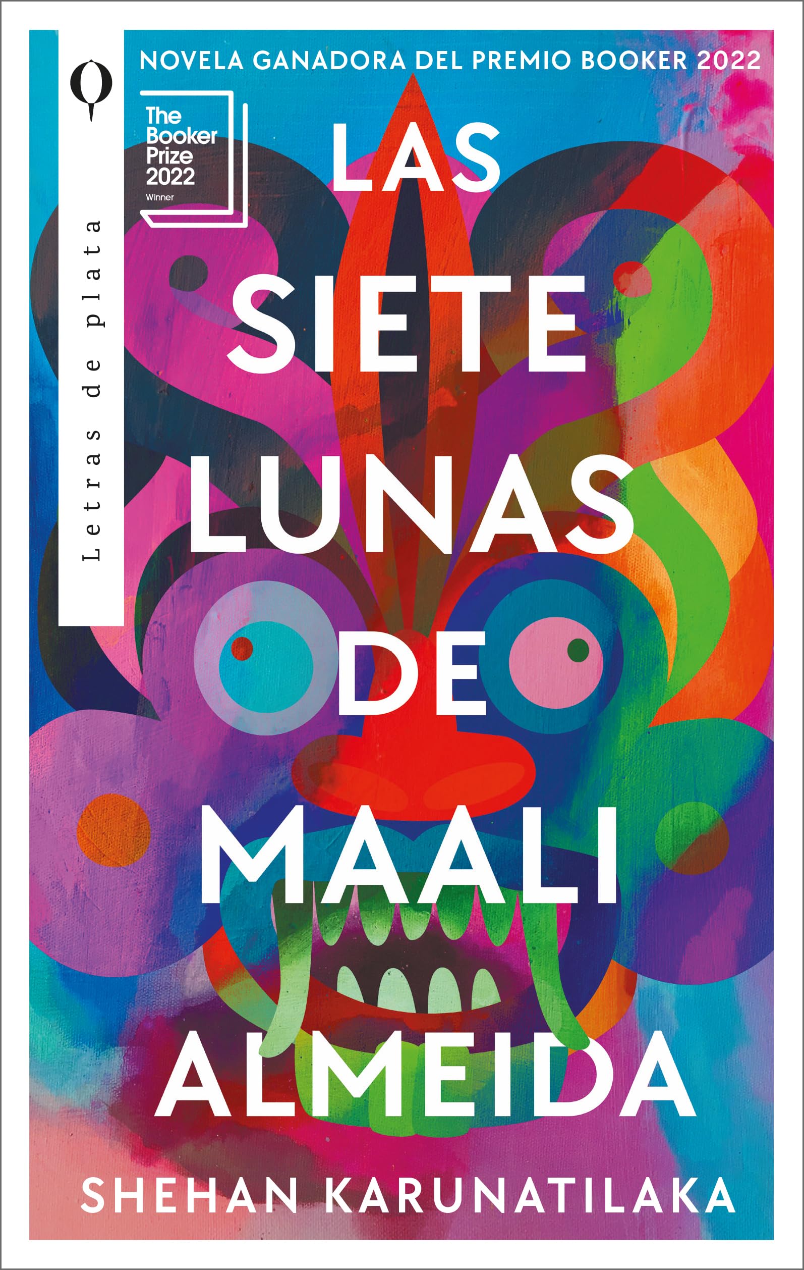 Portada de Las siete lunas de Maali Almeida, de Shehan Karunatilaka