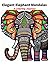 Elegant Elephant Mandalas: A Coloring Journey