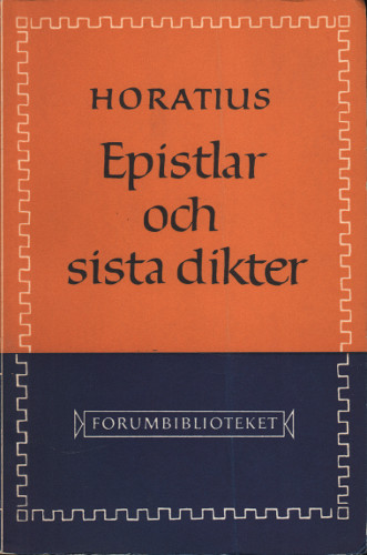 Epistlar och sista dikter (Paperback)