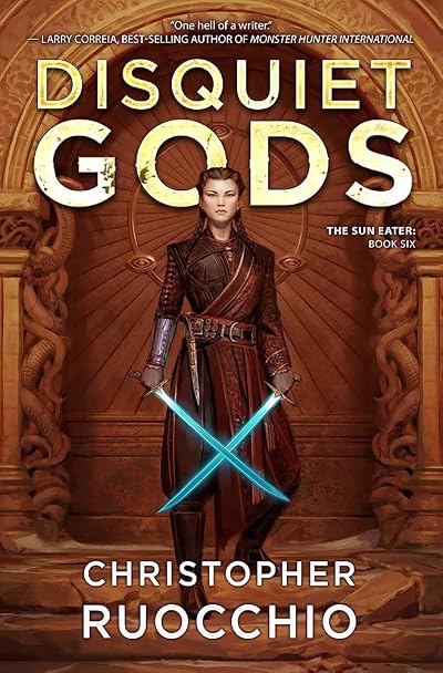 Portada de Disquiet Gods, de Christopher Ruocchio