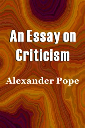 An Essay on Criticism