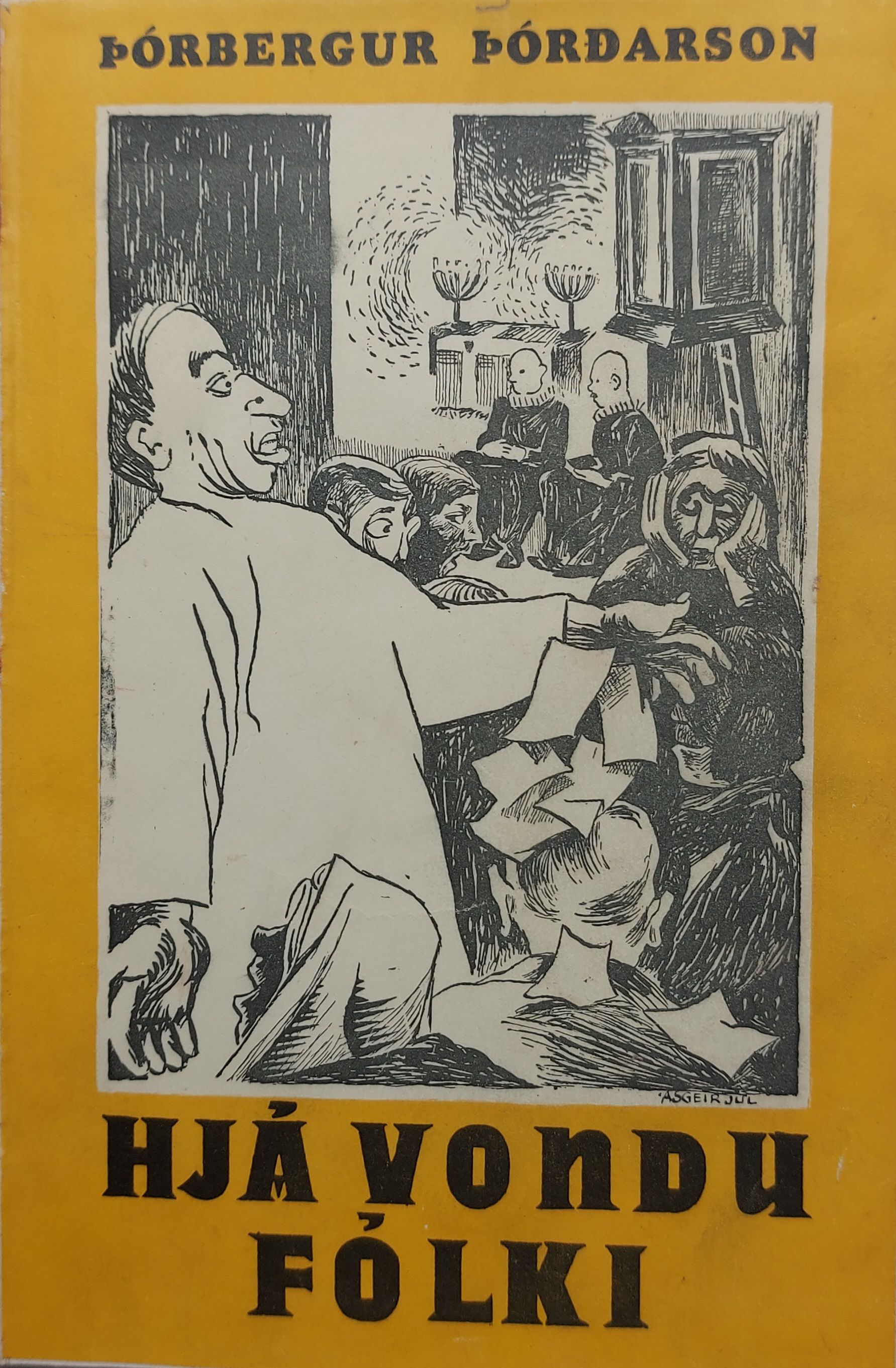 Hjá vondu fólki (Paperback)