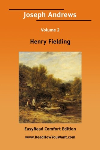 Joseph Andrews: Easyread Comfort Edition
