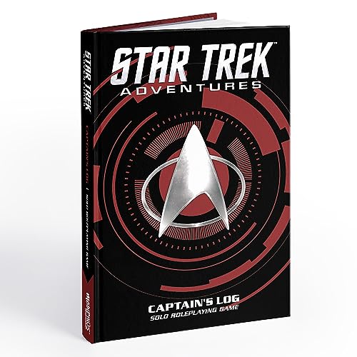 Star Trek Adventures: Captain's Log Solo RPG - TNG Delta Edition - Hardcover Book, 2d20 Rolplaying Game, 326-Page Full-Color Digest Sized Book (Unknown Binding)