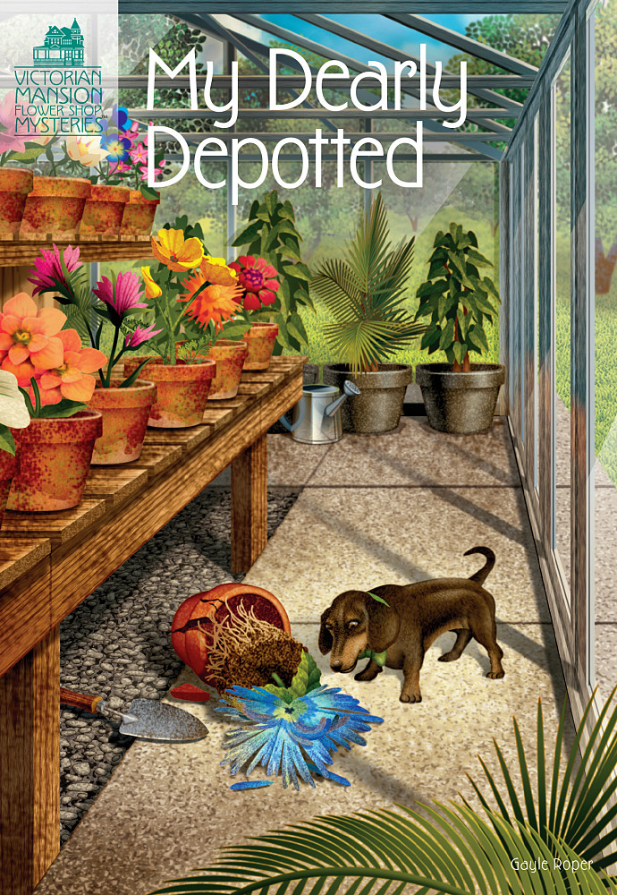 My Dearly Depotted (Victorian Mansion Flower Shop Mysteries, #4)