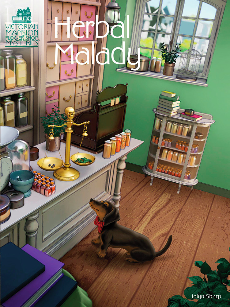 Herbal Malady (Victorian Mansion Flower Shop Mysteries, #9)