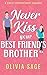 Never Kiss Your Best Friend's Brother A Small Town Enemies to Lovers Sweet Romance by Olivia Sage