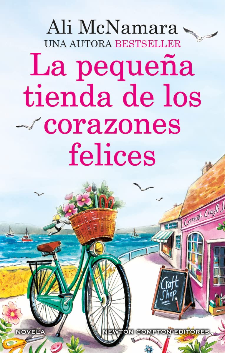 Portada de La pequeña tienda de los corazones felices, de Ali McNamara