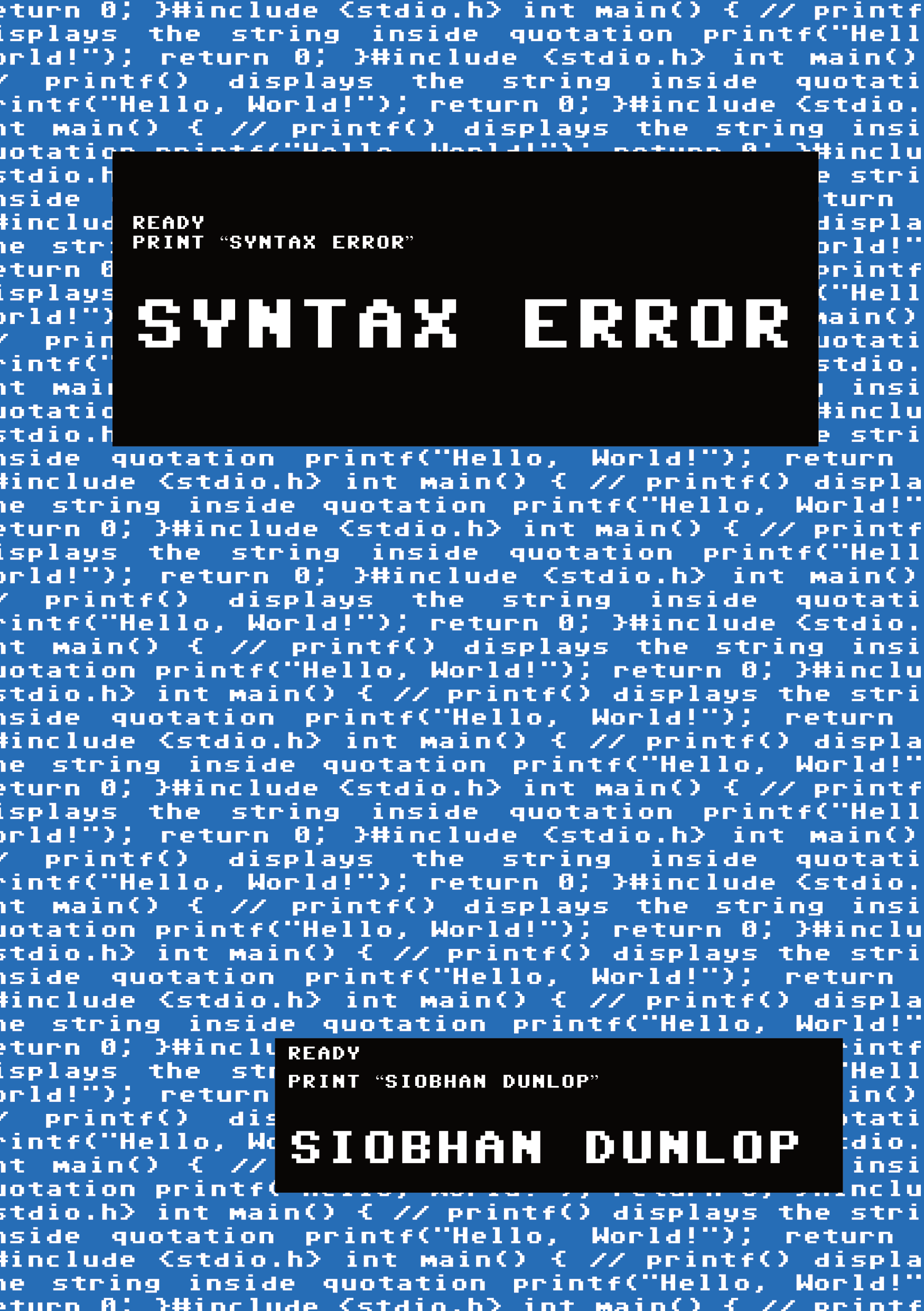 Syntax Error (Paperback)
