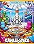 Kawaii Space Coloring Book:...