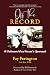 Off the Record by Fay Ferington