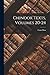 Chinook Texts, Volumes 20-24 (Chinook Jargon Edition)