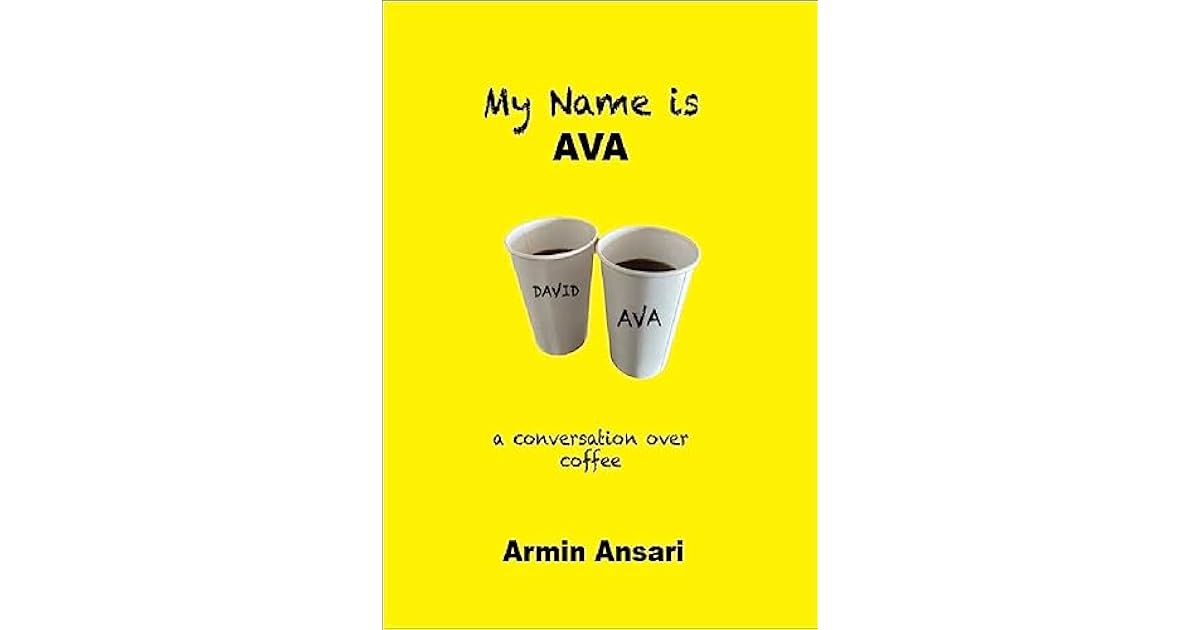 Book giveaway for My Name is Ava a conversation over coffee by Armin