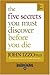 The Five Secrets You Must Discover Before You Die: Easyread Edition