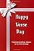 Happy Verse Day by Levi Johnson