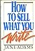 How to sell what you write