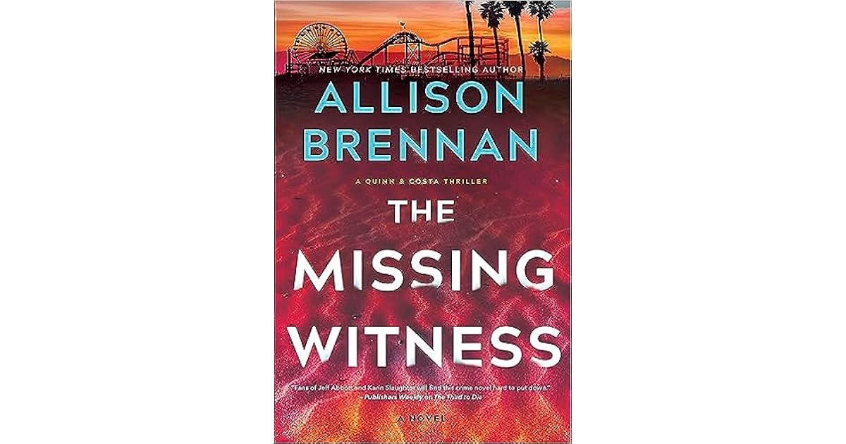 Book giveaway for The Missing Witness (Quinn & Costa, 5) by Allison