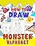 How To Draw Monster Alphabe...