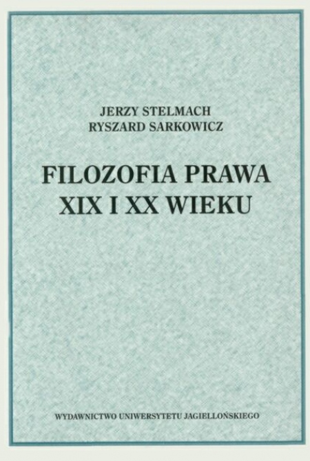 Filozofia prawa XIX i XX wieku (Paperback)
