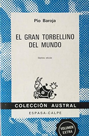 Portada de El gran torbellino del mundo, de Pío Baroja