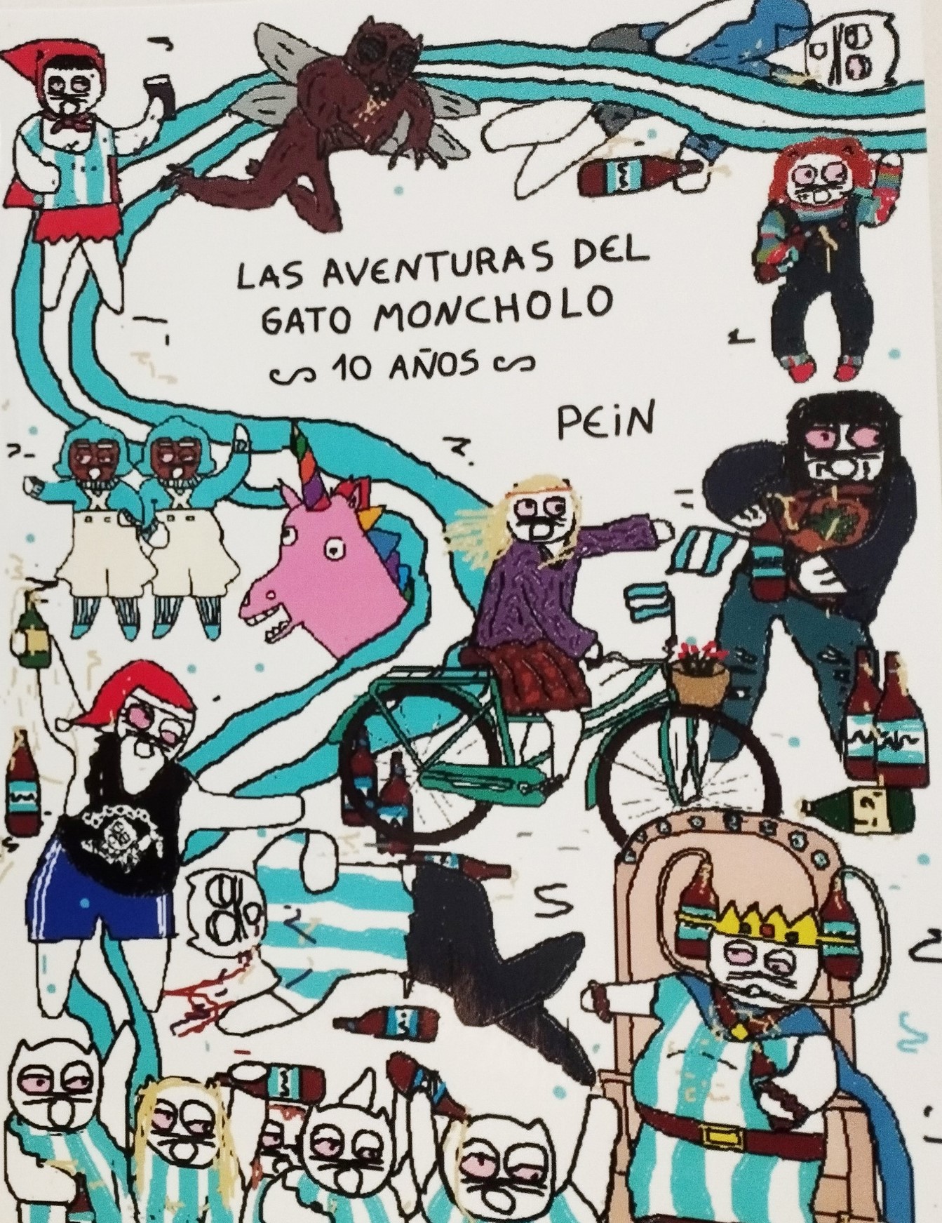 Las aventuras del Gato Moncholo: 10 años (Paperback)