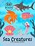 Sea Creatures Creative Coloring Book by Les Gold