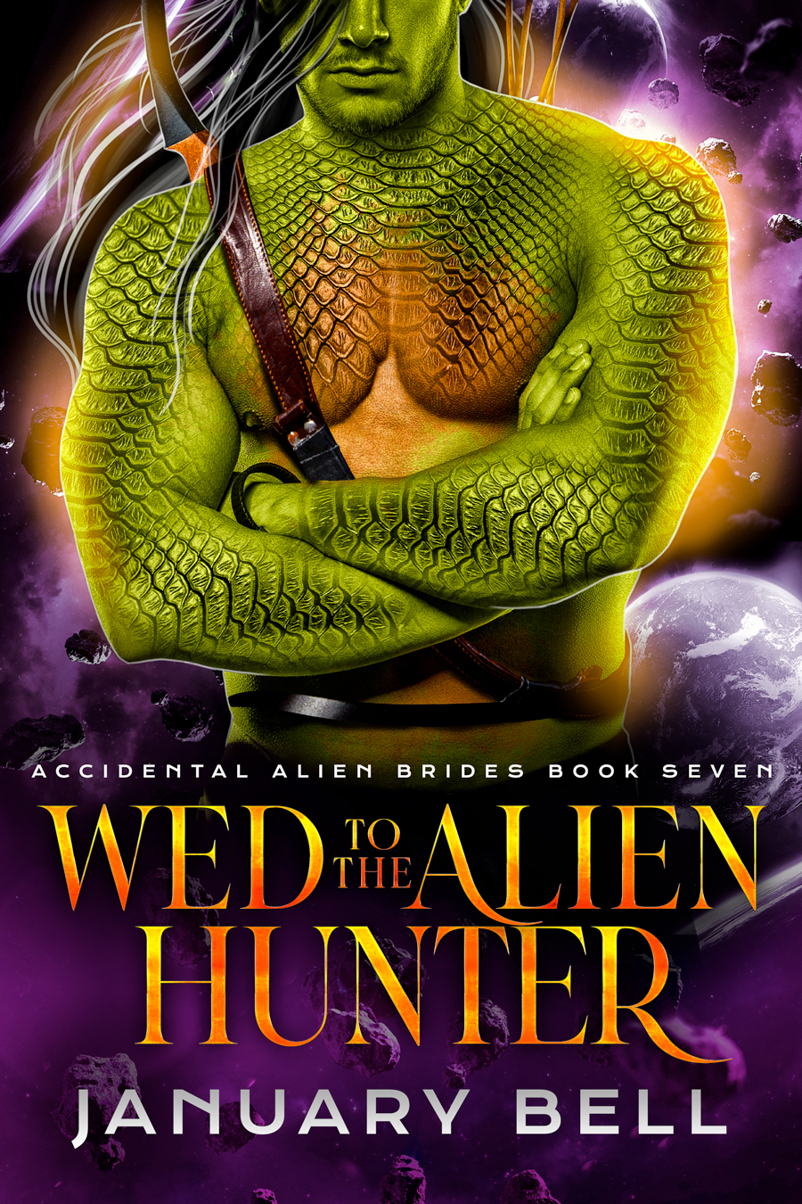 Wed to the Alien Hunter (Accidental Alien Brides, #7)
