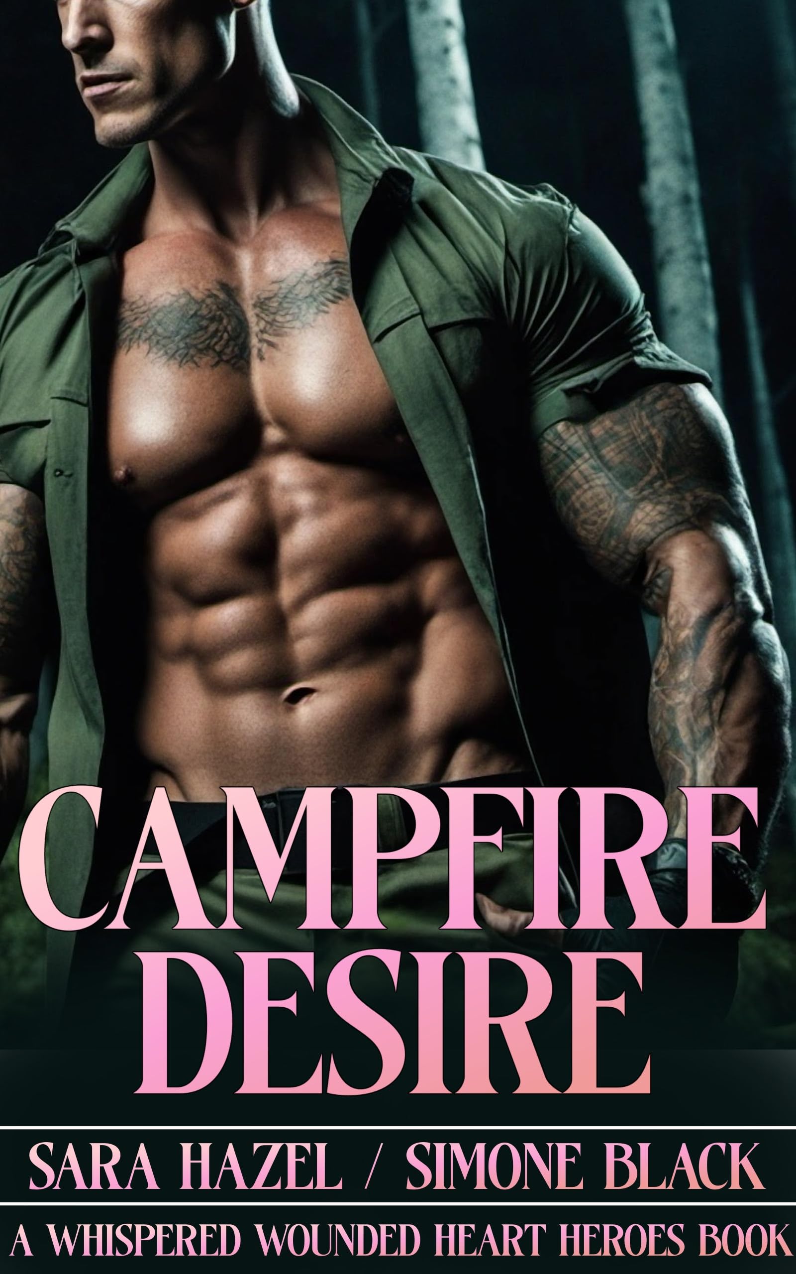 Campfire Desire (Whispered Wounded Heart Heroes, #1)