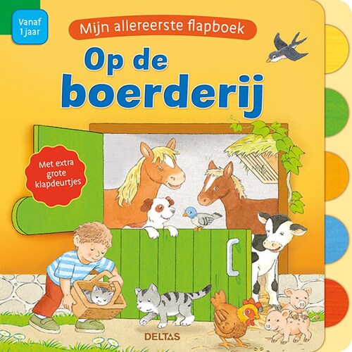 Mijn allereerste flapboek - Op de boerderij (Board Book)