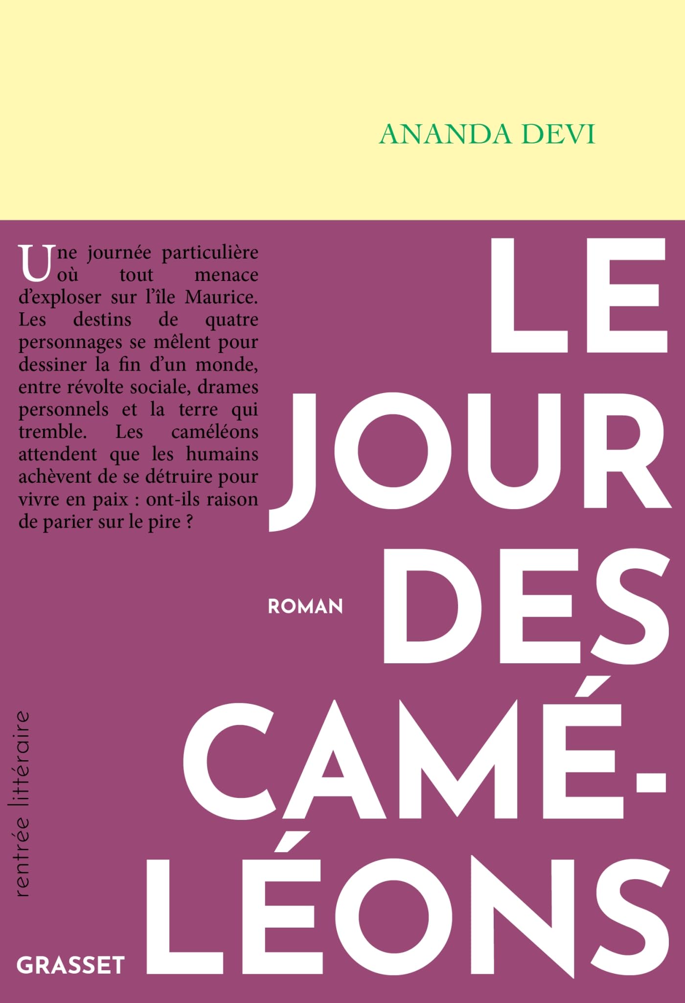 Le jour des caméléons (Paperback)