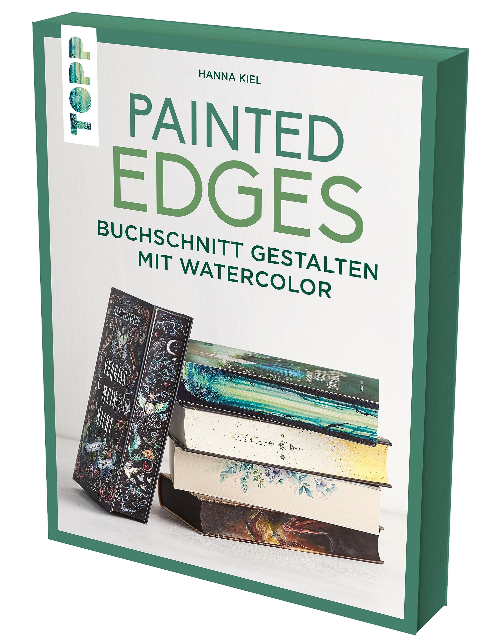 Painted Edges: Buchschnitt gestalten mit Watercolor (Paperback)