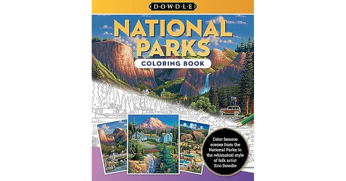 Book giveaway for National Parks Coloring Book by Eric Dowdle May 26 ...