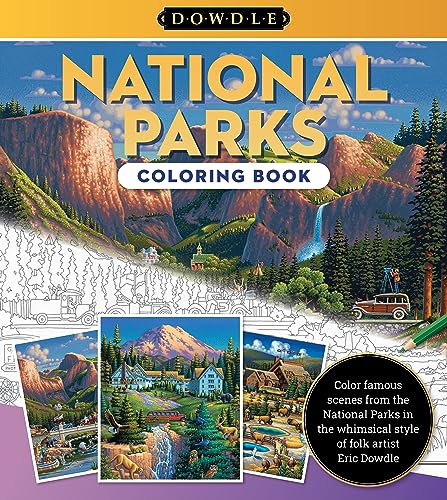National Parks Coloring Book (Paperback)
