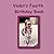 Violet's Fourth Birthday Book