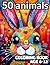 50 animals coloring book fo...