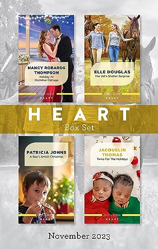 Heart Box Set Nov 2023: Holiday At Mistletoe Cottage / The Vet's Shelter Surprise / A Boy's Amish Christmas / Twins for the Holidays