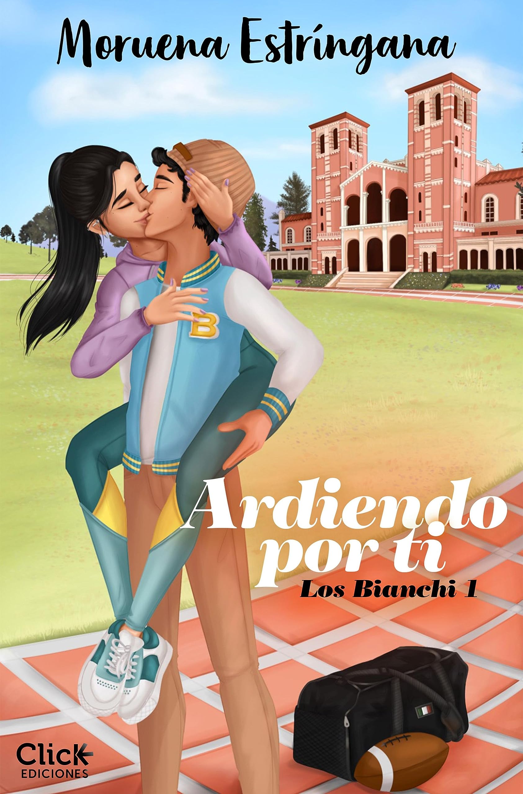 Portada de Ardiendo por ti, de Moruena Estríngana