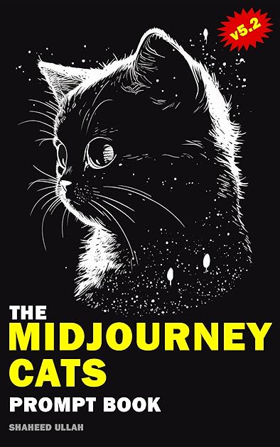 The Midjourney Cats: 500+ Midjourney Prompts to Generate Cat Art, Anthropomorphic Cats (Photorealism), Stickers & T-shirt Designs