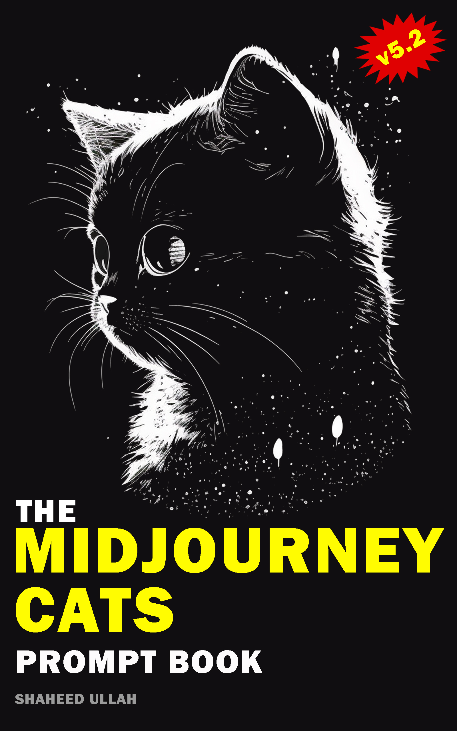 The Midjourney Cats: 500+ Midjourney Prompts to Generate Cat Art, Anthropomorphic Cats (Photorealism), Stickers & T-shirt Designs