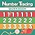 Number Tracing Practice Learning to Write Numbers Correctly W... by Black Dot