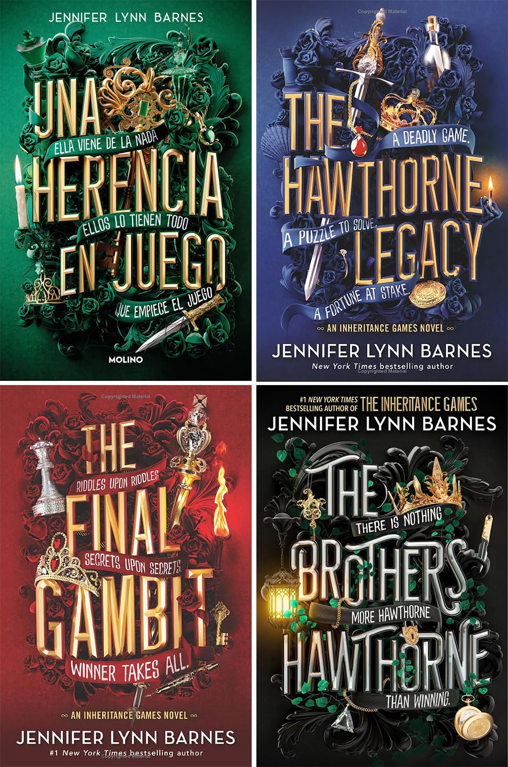 The Inheritance Games / The Hawthorne Legacy / The Final Gambit / The Brothers Hawthorne (The Inheritance Games #1-4)