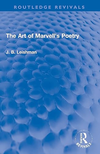 The Art of Marvell's Poetry (Routledge Revivals)