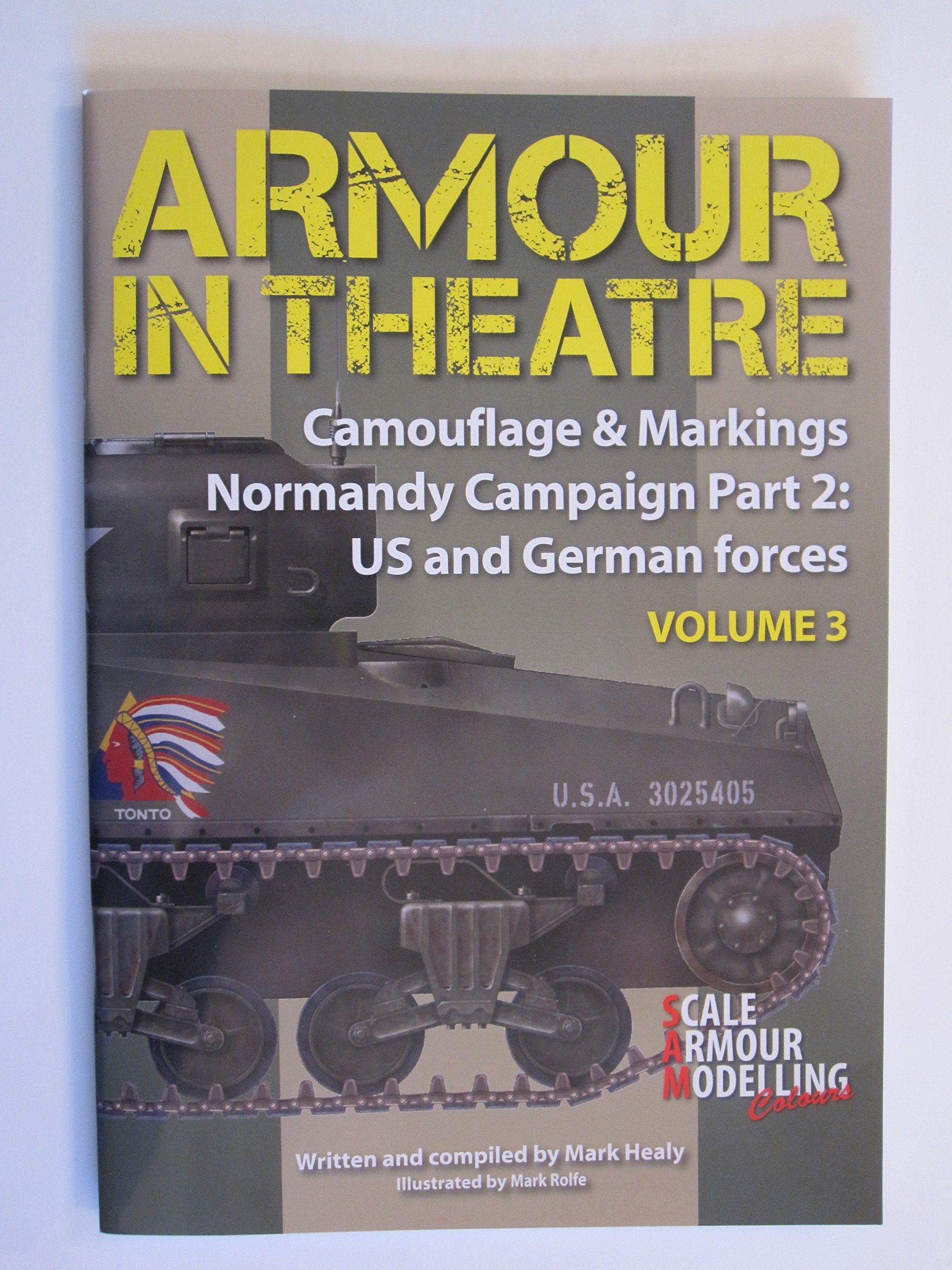Camouflage & Markings Book 3 - Normandy Pt 2, US & German Forces - Color Profiles (Staple Bound)