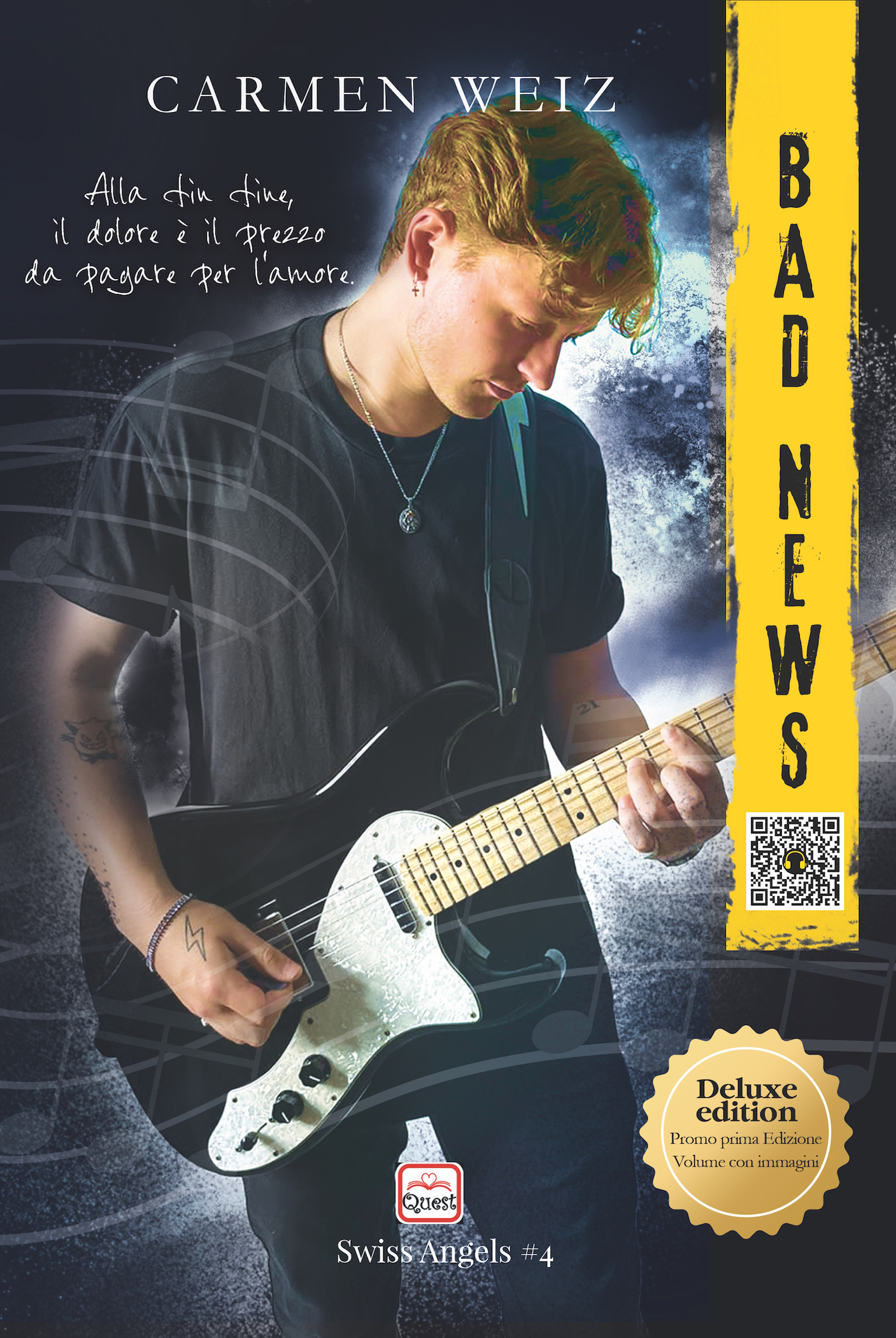 Bad News (ebook serie Swiss Angels #4): Una serie di romanzi rosa con un tocco Music Romance