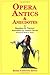 Opera Antics and Anecdotes by Stephen Tanner (2005-08-06)