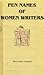 Pen Names of Women Writers