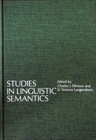 Studies in Linguistic Semantics (Hardcover)