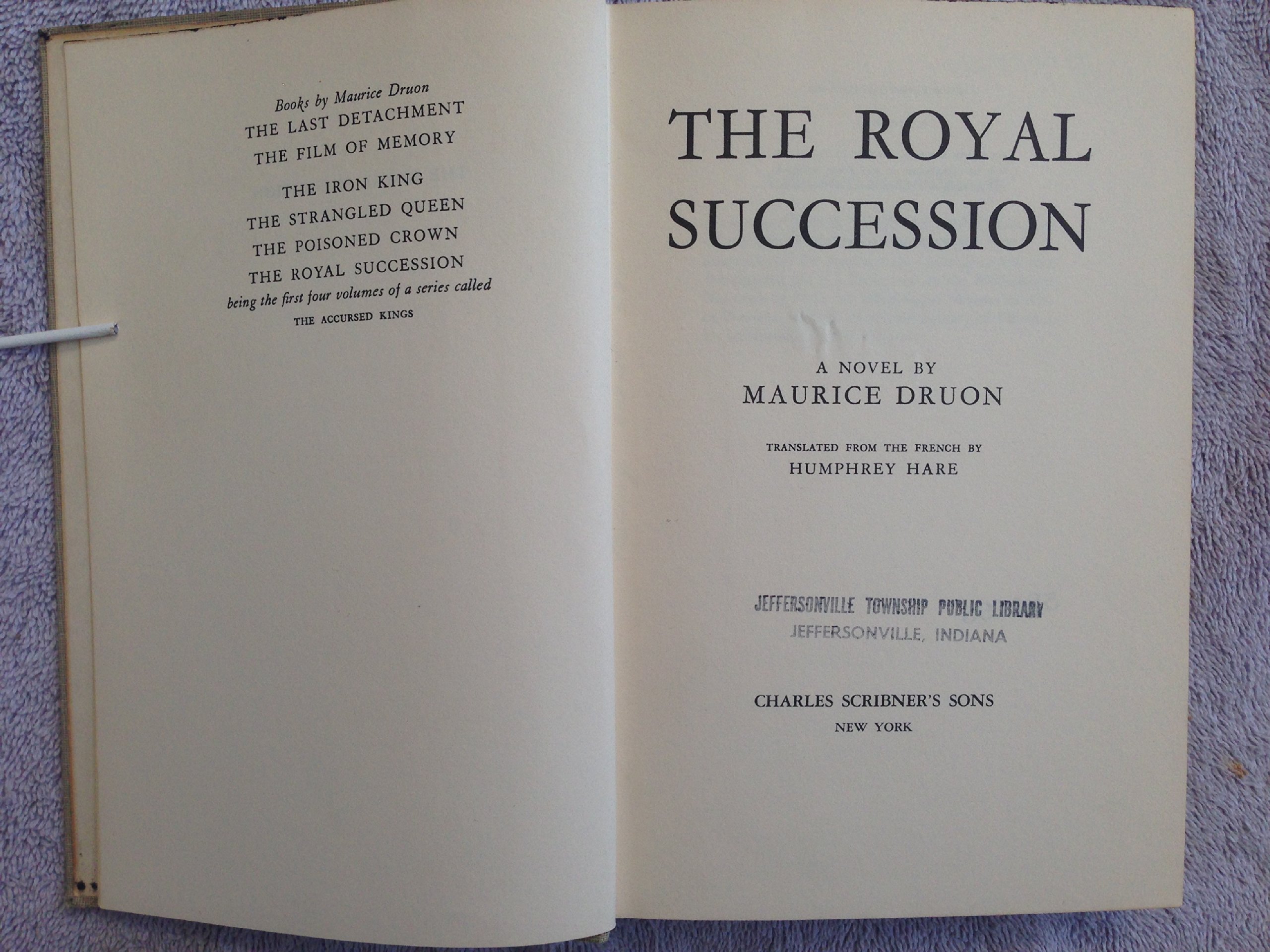 The Royal Succession: a Novel