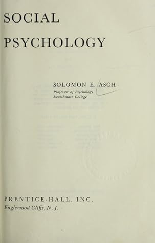 Social Psychology