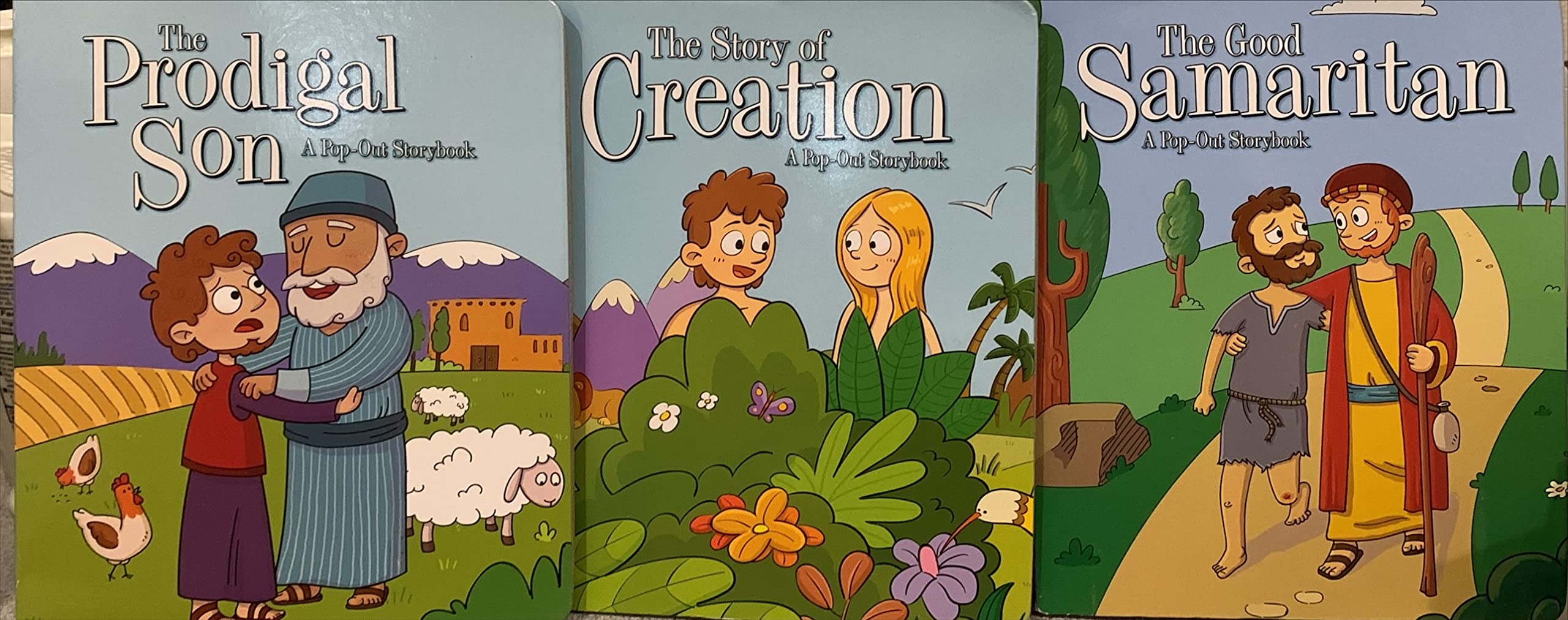 Clever Factory Three-Book Collection: Creation, Prodigal Son, Good Samaritan. (Board Book)